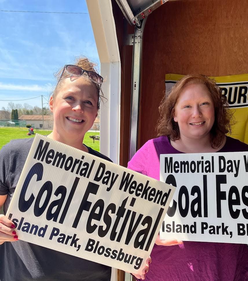 2024 Coal Festival Yard Signs Blossburg State Coal Festival